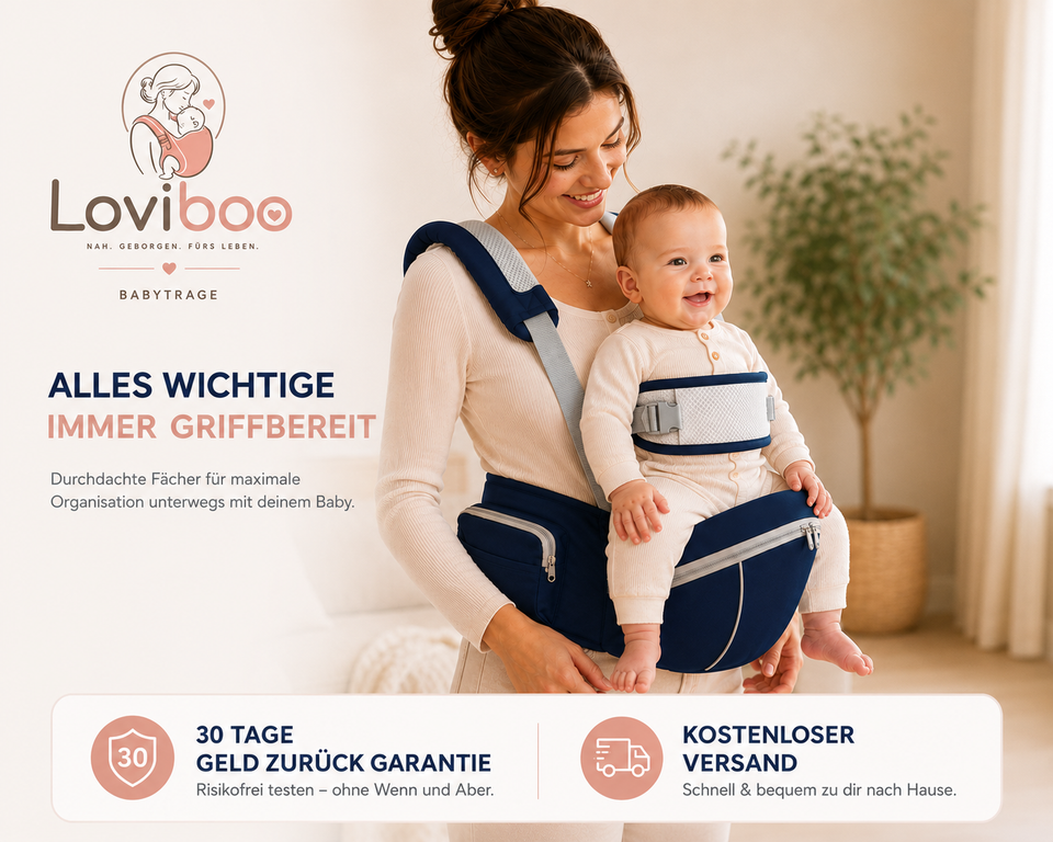 LOVIBOO - 4 in 1 Babytrage