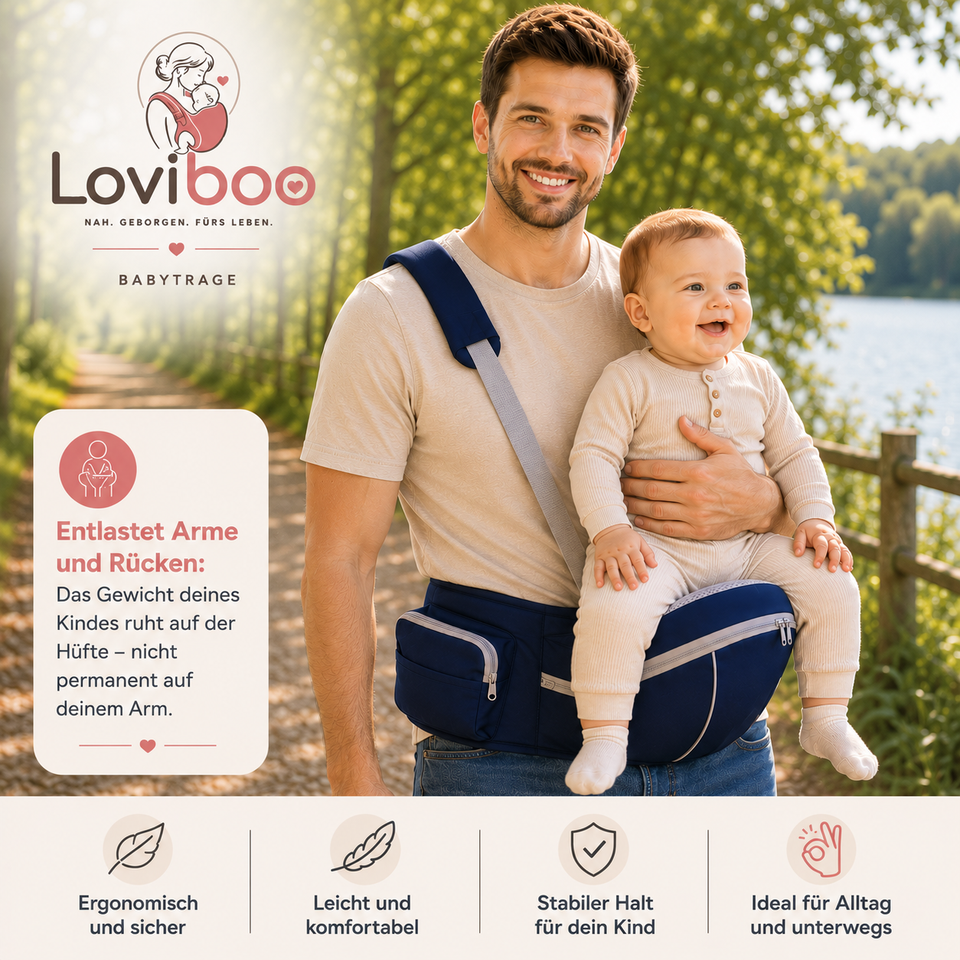 LOVIBOO - 4 in 1 Babytrage